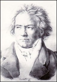 BEETHOVEN POSTCARD